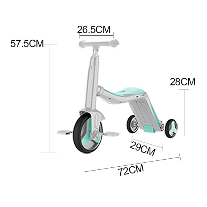 FL-868 3 i 1 barnescooter
